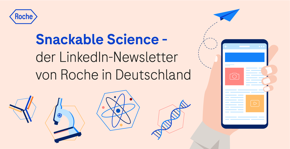 Roche_de's tweet photo. 100 Jahre für klinische Studien zu sehr seltenen Krebsarten? Unmachbar für Patient:innen &amp; forschende Arzneimittelfirmen. Neue Studiendesigns schaffen Abhilfe. Erfahren Sie dazu mehr in der aktuellen Ausgabe von #SnackableScience: https://t.co/AcbZYzE0YN https://t.co/HlnvEAFhh3
