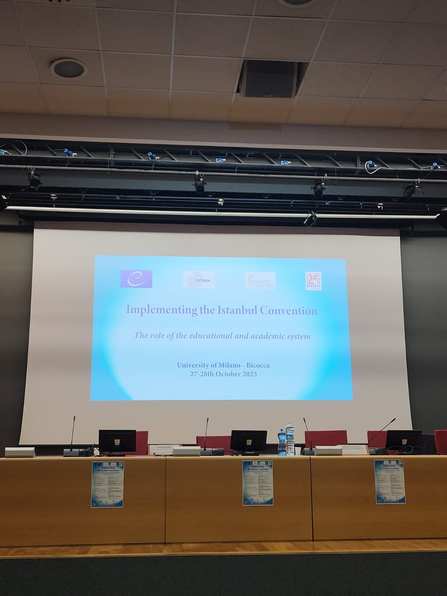 Last week in Milan 🇮🇹 education & academia united to put the Istanbul Convention into action 📚🌍 Our colleague @PanagiotaPolyk1 presented the @UniSAFE_gbv toolkit focusing on addressing #genderbasedviolence for safer universities. 📚Access the toolkit: unisafe-toolkit.eu