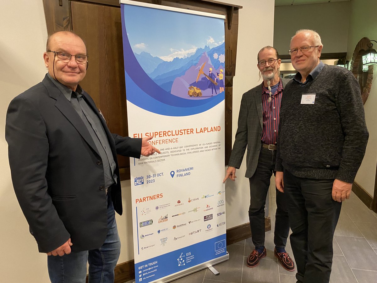 EgtTwinn's tweet photo. @EGTTWINN is currently participating at EU Supercluster Lapland Geoconference! 

Our representatives Heikki Bauert and Alvar Soesoo, contributed with presentation: "Critical resources and potential of Estonian Precambrian and Palaeozoic rocks" 
@EIS_HorizonEU https://t.co/lTs9XGSKLf