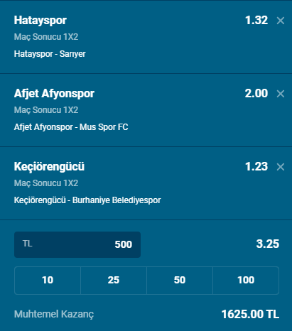 MaratonAnaliz's tweet photo. Günün Kuponu ⚽️ 

Oran: 3.25  🧨

#turkiyekupasi #ziraatturkiyekupasi https://t.co/xL92KF6xyM