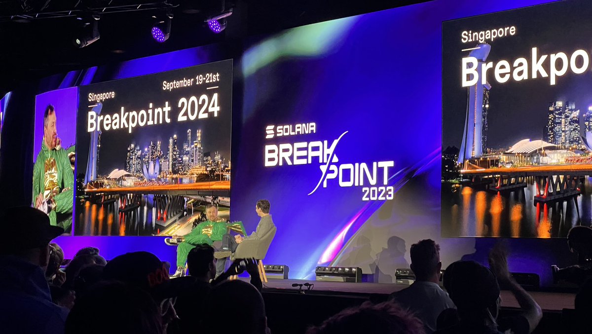Big news: Solana is coming to Asia and Breakpoint 2024 will be held in  Singapore!