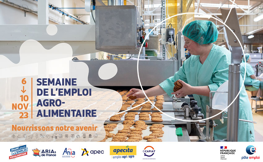 [#SaveTheDate] J-3 📢La semaine des métiers de l'agroalimentaire arrive dans la <a href="/hautsdefrance/">Région Hauts-de-France</a>💪

📅 Du 6 au 10 novembre

➕de 100 événements, ateliers, visites d’entreprises, informations métiers🚀

En savoir➕⏩plmpl.fr/c/vaNBC

#OnEstLàPourVous #AvecPôleEmploi