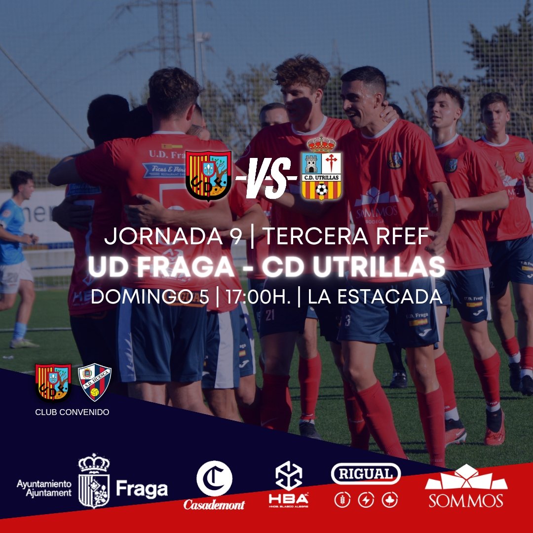 UD Fraga (@udfraga) on Twitter photo 🙌 ¡𝗔 𝗣𝗢𝗥 𝗨𝗡 𝗡𝗨𝗘𝗩𝗢 +𝟯! 💪😃
Este domingo nos visitará el <a href="/cdutrillas1958/">CD Utrillas</a> , rival que a día de hoy marca la zona de descenso y con el que nos separan siete puntos de ventaja
Nos vemos en La Estacada 👍
🫶 VAMOS FRAGA 🫶 🙌 ¡𝗔 𝗣𝗢𝗥 𝗨𝗡 𝗡𝗨𝗘𝗩𝗢 +𝟯! 💪😃
Este domingo nos visitará el <a href="/cdutrillas1958/">CD Utrillas</a> , rival que a día de hoy marca la zona de descenso y con el que nos separan siete puntos de ventaja
Nos vemos en La Estacada 👍
🫶 VAMOS FRAGA 🫶