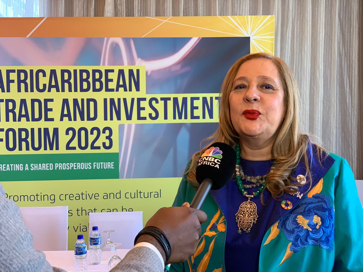cnbcafrica's tweet photo. Join us as we bring you all the updates from #ACTIF2023, proudly hosted by @afreximbank and the Government of Guyana.
Tune into #DStv410 or stream on https://t.co/ChXn2u2GM1. https://t.co/xmidh3TQo1