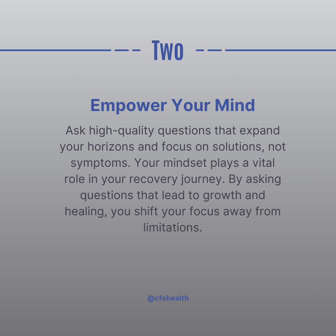 M.E/CFS | Chronic Fatigue Syndrome | Recovery tweet media