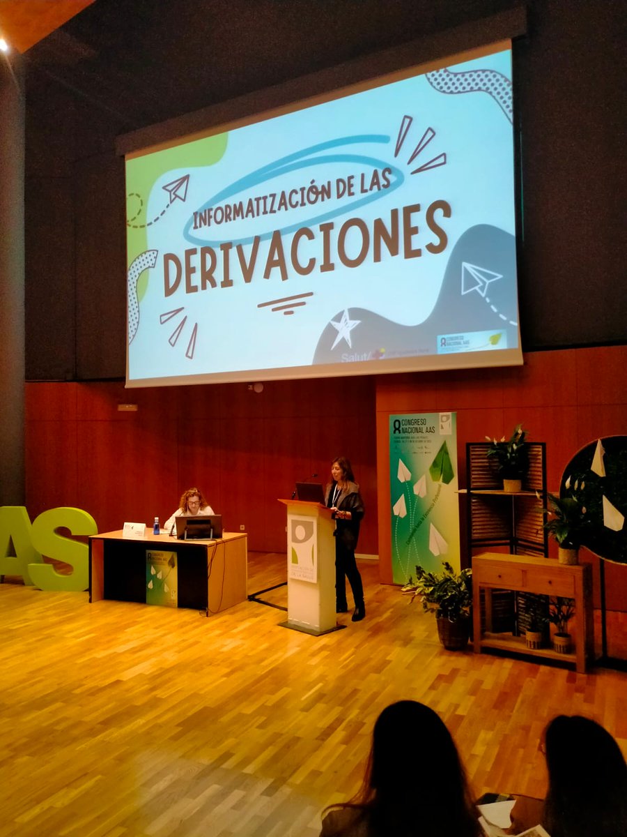 Participem al Congrés Nacional de <a href="/AsoAdmiSalud/">AAS</a>, celebrat del 26 al 28 d'octubre a Cuenca. Les professionals Pilar Fernandez i Paqui Albadalejo han exposat les comunicacions "Planificar las revisiones pediátricas" y "Informatización de las derivaciones", respectivament. #somCSA