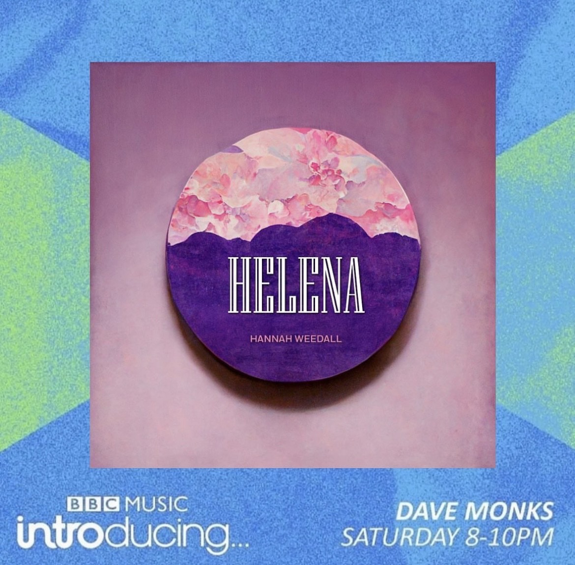'Helena' got another spin on @bbcintroducing on Saturday night! Thank you to @Dave_Monks for the play. If you missed it, you can catch the whole show here bbc.co.uk/programmes/p0g… and stream Helena in full on spotify :))
