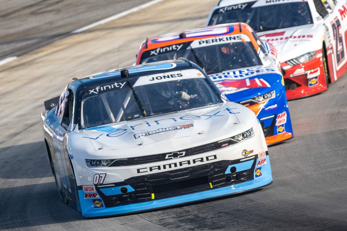 DevinJones35's tweet photo. What a cool experience this weekend in the @NASCAR_Xfinity race at @MartinsvilleSwy. My goal was to run all the laps and finish, unfortunately we had an engine issue just past halfway. I leaned a lot &amp; it was a fun new challenge, hopefully we can give it another shot next year! https://t.co/qSGVybYEHD