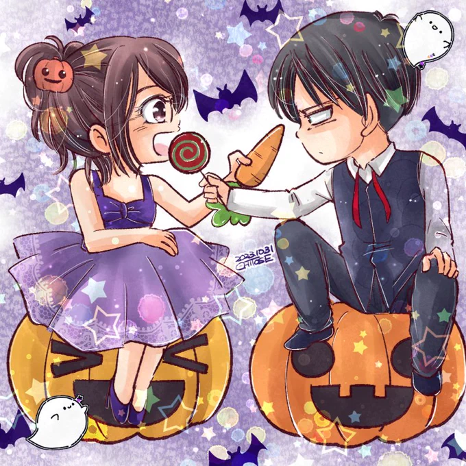 #Halloween#ハロウィン #shingeki #リヴァハン  HAPPY HALLOWEEN