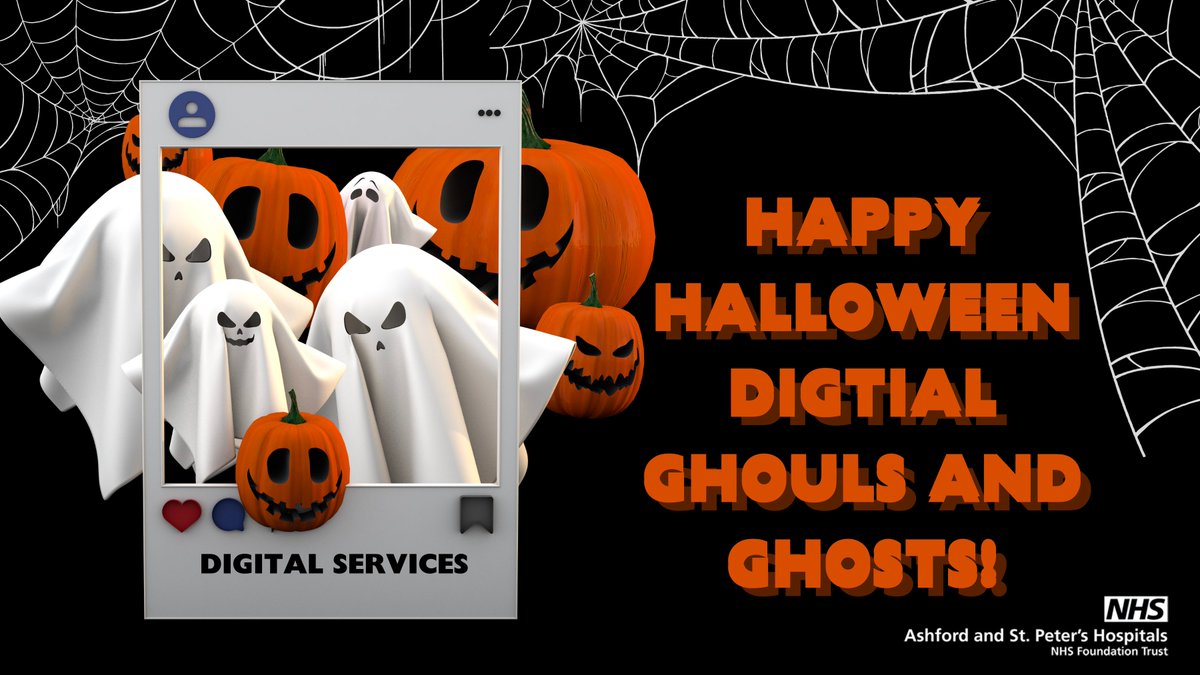 Digital Services ASPH (@asphdigital) on Twitter photo 👻🎃 Happy Halloween, digital ghouls and ghosts at <a href="/asphft/">Ashford & St Peter's</a>.
👾 Embrace the spooky side of the internet and glitch your way into a night of digital frights. 🌐💻
#DigitalHalloween #spookymonth #trickortreat 👻🎃 Happy Halloween, digital ghouls and ghosts at <a href="/asphft/">Ashford & St Peter's</a>.
👾 Embrace the spooky side of the internet and glitch your way into a night of digital frights. 🌐💻
#DigitalHalloween #spookymonth #trickortreat