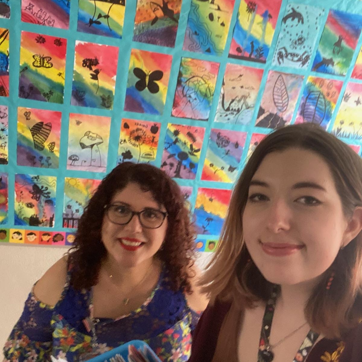 Monday <a href="/SchwarzkopfElem/">Schwarzkopf Elem</a> my mentee, Jessica Hertz was shadowing me in the art room. We also had a chance to displayed some of the amazing art works form our artists students.🎨 #BecauseWeNeedMoreArt <a href="/HCPSArtEd/">HCPS Art Education</a> #arteducation