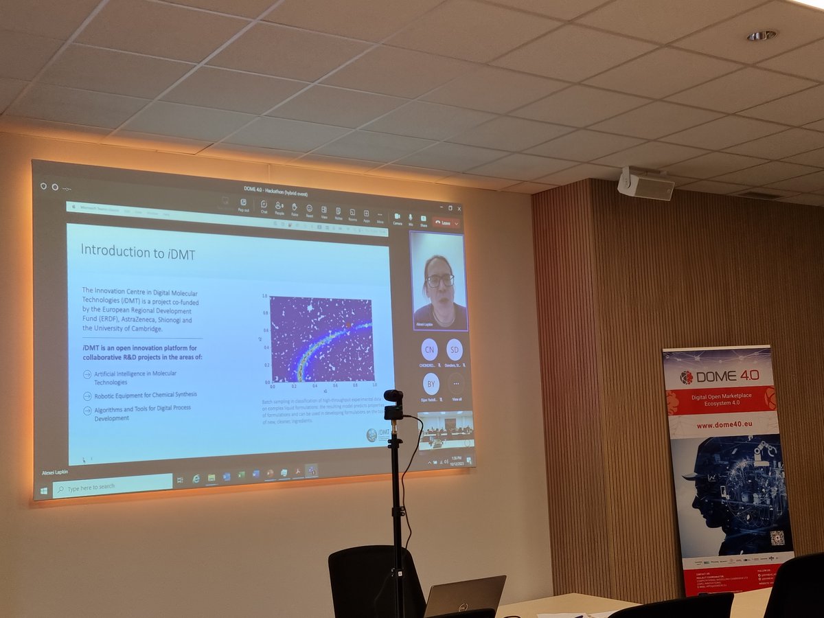 cmclinnovations's tweet photo. Massive thanks to @siemenssoftware for hosting, invited speakers, @dome40_h2020 partners and participants of the project’s Industry Open Day and Hackathon (10-12 Oct 2023, Leuven, BE) for making it a success towards enabling #data #interoperability, #FAIRness and #datasharing https://t.co/35Ae8NjAS9