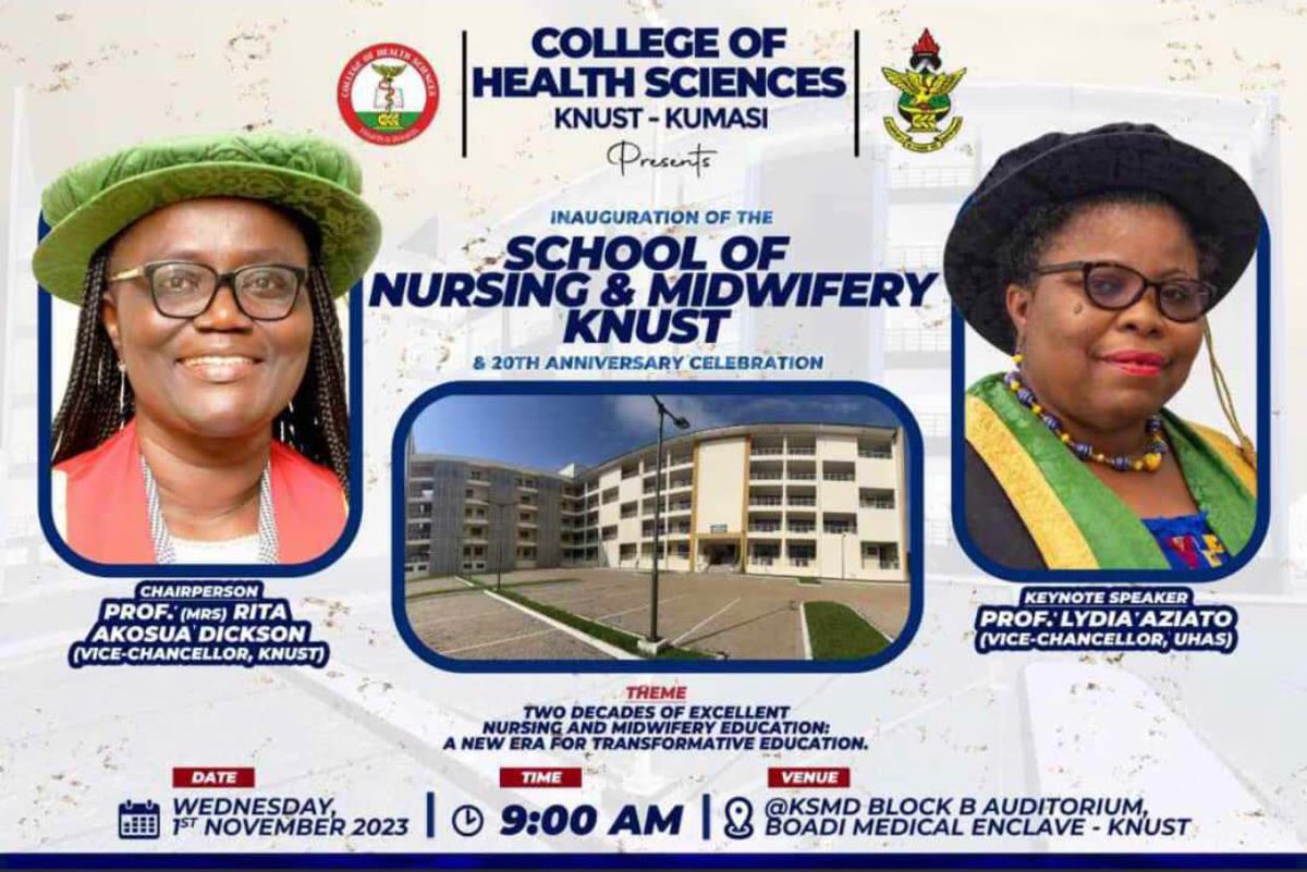 NAMSA_KNUST's tweet photo. Join us tomorrow as we welcome a new era for Transformative Education.🥳🎊🎉

#KSNM
#NSA
#WE_LIVE_TO_CARE https://t.co/H6YK1QBgRB