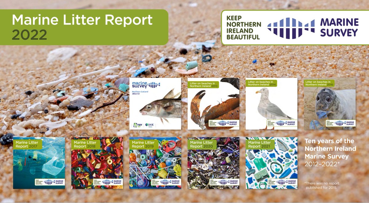 Today we launch the Marine Litter Report for 2022. The report shows that the average number of litter items present per 100 metres of beach surveyed last year was 542, down from a record-breaking 752 in the previous year. 💻To read the report lnkd.in/e_vSD8UV