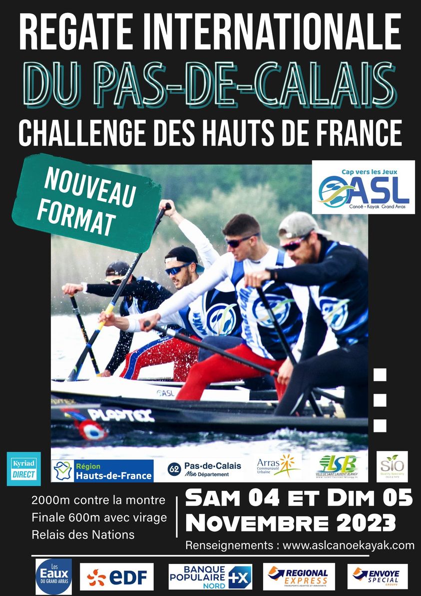 pasdecalais62's tweet image. 🚣La traditionnelle #Régate Internationale du #PasdeCalais vous attend ces 4 et 5 novembre à Saint-Laurent-Blangy ! Au programme de cette 24ème édition : des courses, des compétiteurs du monde (1️⃣1️⃣ nations représentées), du sport et de l’amitié ! ℹ️ urlz.fr/oc7g