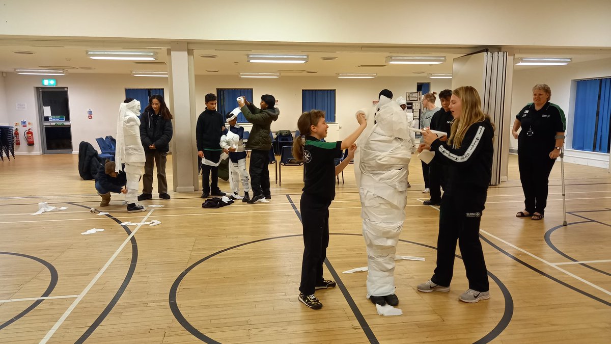 Part 2 of the photos from the Halloween Mummy Challenge <a href="/BournbrookYSU/">Bournbrook YSU</a>.
That was the tricking bit of the evening, the treating part was everyone eating all the fabulous cakes baked as part of the Unit Bake Off competition🎂🎂