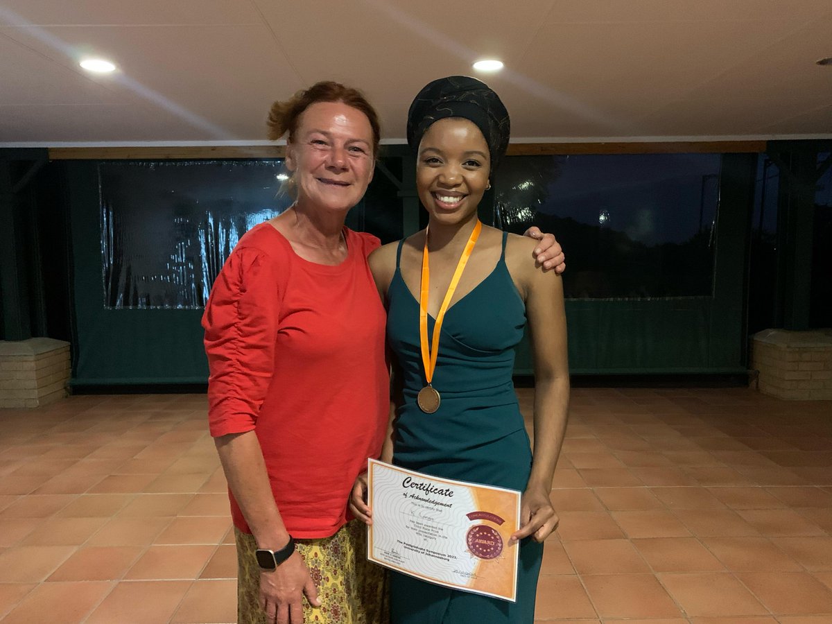 Kamogelo Langa came third for her MSc presentation titled: A survey of MCMV and MLND-associated potyviruses in the northern provinces of South Africa.
