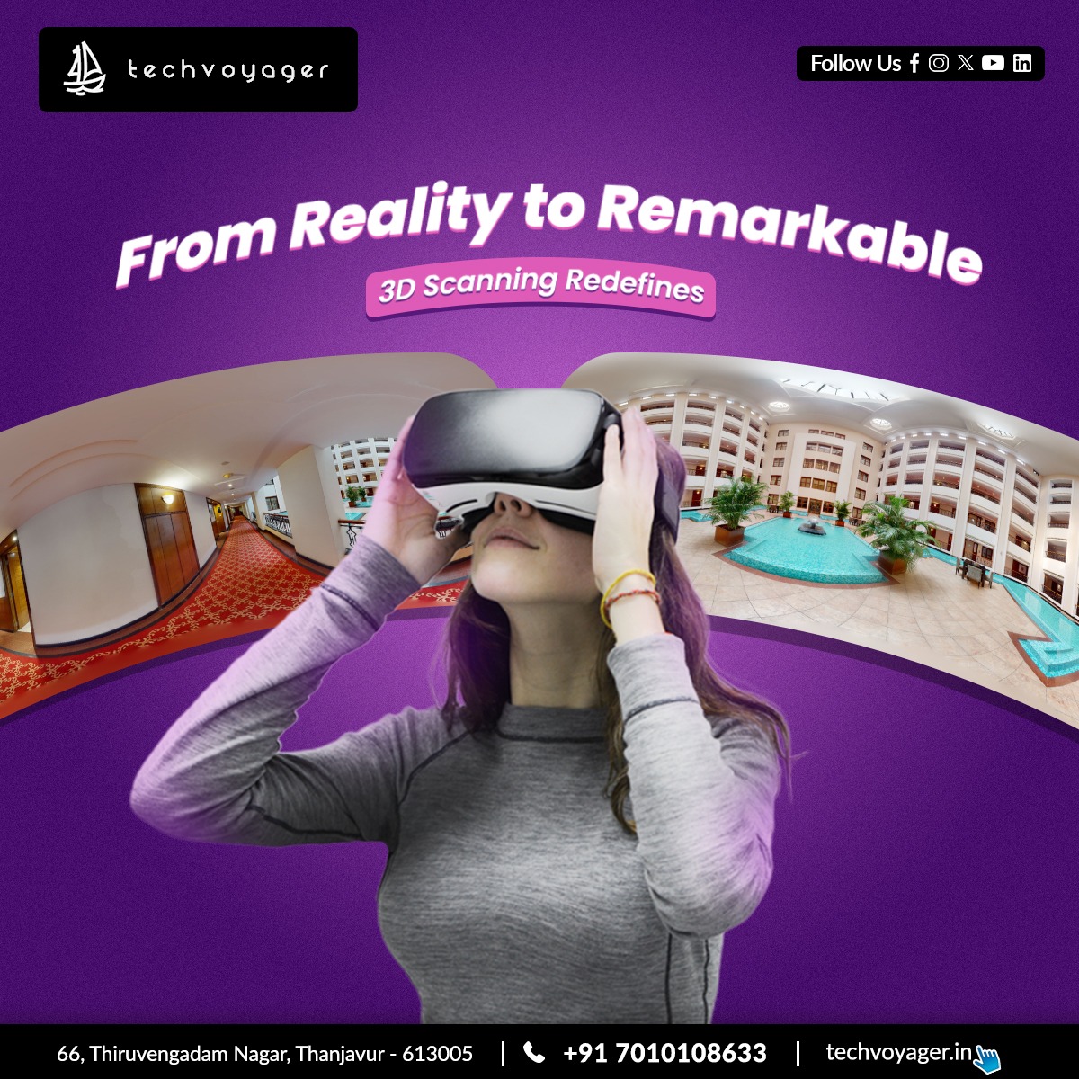 _TechVoyager_'s tweet photo. Experience a new dimension in visualization with our cutting-edge 3D scanning services. Transform spaces into immersive digital models for a truly captivating guest experience.
Book Now
#TechVoyager #Thanjavur #3DScanning #DigitalCapture #PointCloud #RealityCapture
#3DModeling https://t.co/TxaBOV6aR5