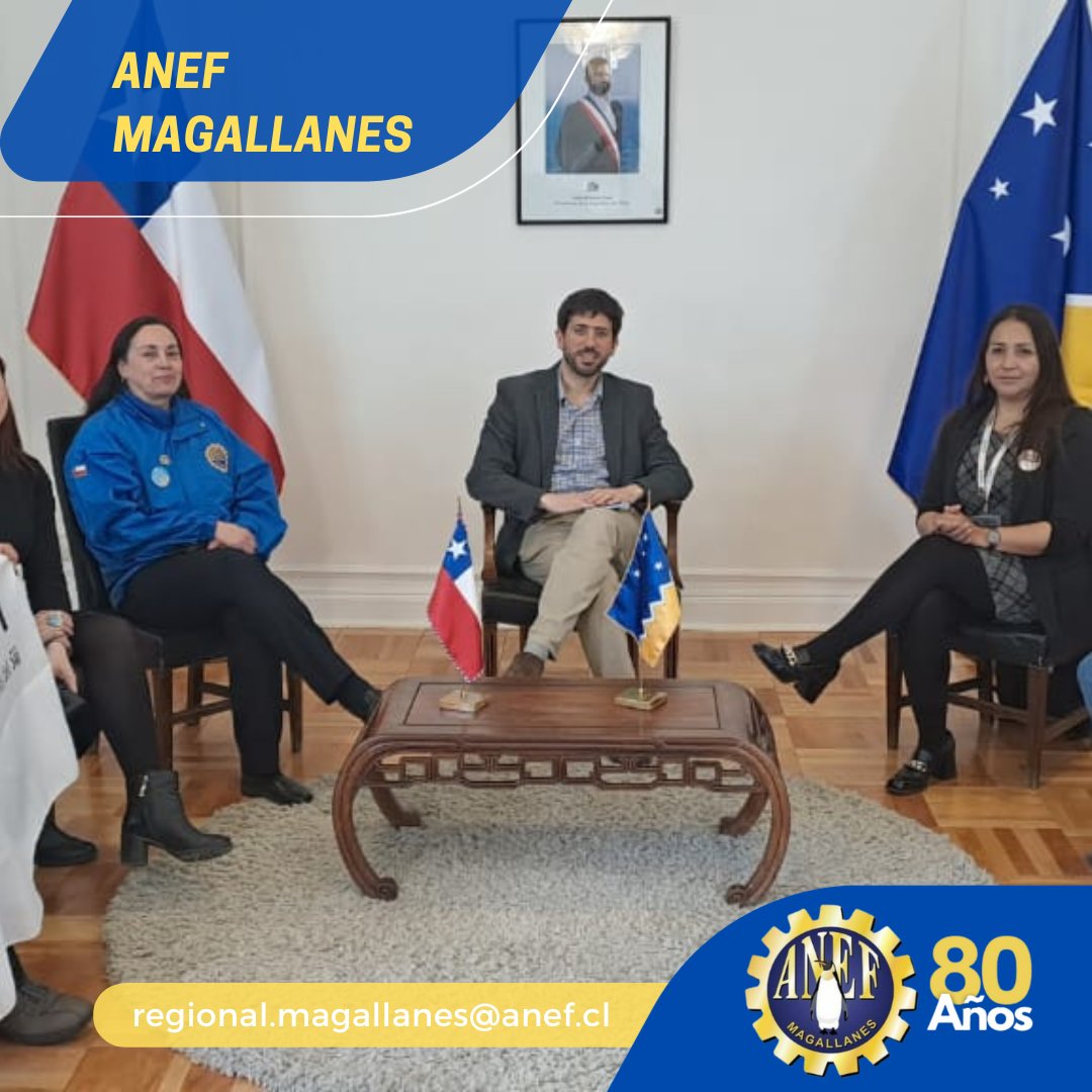 Iniciamos la semana acompañando a la Presidenta Nacional de Aneiich Evelyn Apeleo y a su directiva Regional a un saludo protocolar con el delegado Presidencial José Ruiz Pivcevic, este servicio continua en paro por sus demandas históricas de carrera funcionaria #SIIEnParo