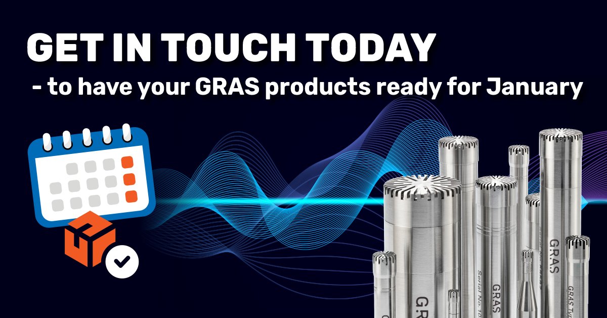 Make sure you have all your GRAS products on hand and ready to start on your projects by New Year’s.
If you place your order by November 17th, you can expect it to be delivered in 2023 – and be certain of getting them at their current price.
Learn more:
grasacoustics.com/end-of-year