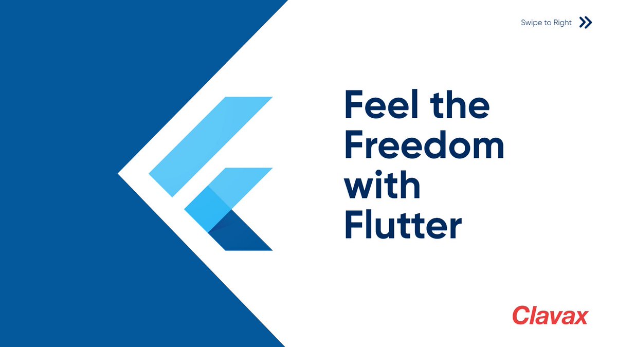 Clavax's tweet image. Flutter your way to a bright future!

Flutter is here to revolutionize app development with unthinkable performance and ease.

Visit: clavax.com/flutter-app-de…

#BusinessGrowth #BusinessContinuity #BusinessSolutions #businesses #businessowner  #BusinessStrategy #AppsForLife