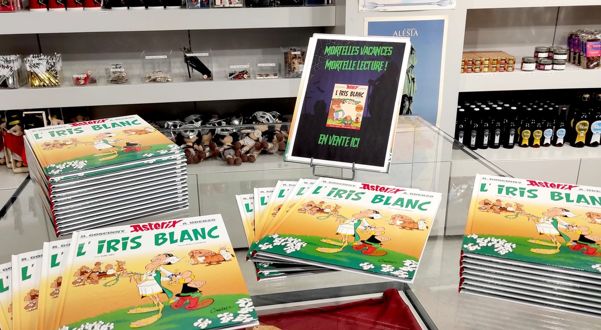 #Asterix #BD 
Il est enfin là ! L'Iris Blanc, le nouvel album des aventures d'Astérix est enfin disponible dans notre boutique !