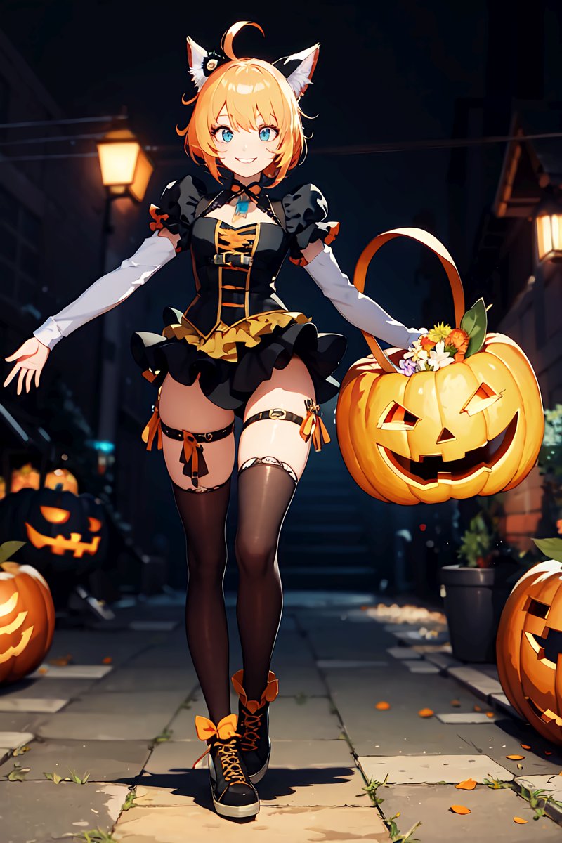 Kz2669's tweet image. 🎃🌌🕯️
#アワートAI #AIイラスト少女