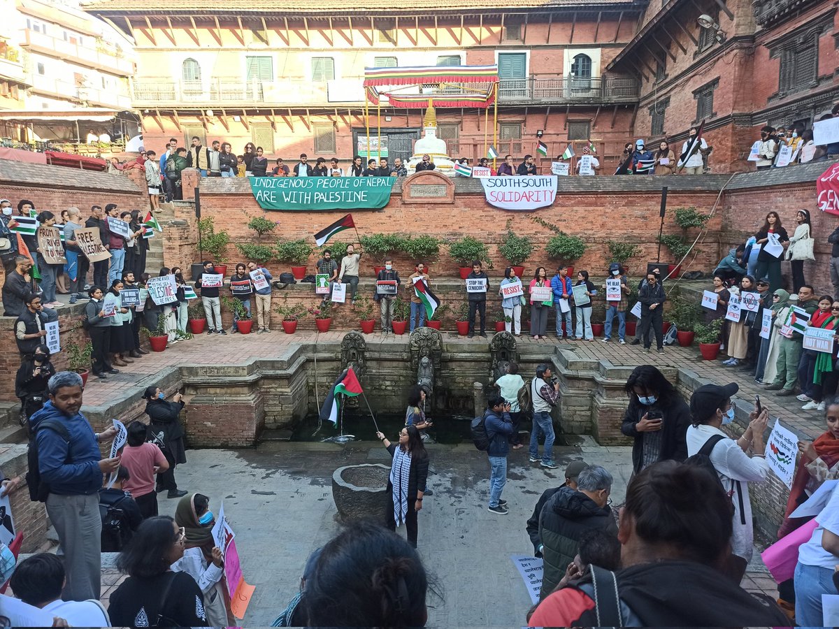 bikkkileaks's tweet photo. Nepal is with Palestine! @UN
IsraeliGenocide must stop!! https://t.co/wvz5j1TFQy