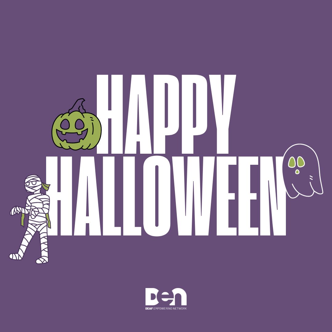 🎃 Wishing you a Spooktacular Halloween from the DEN team! 🕷️👻

#DEN #HalloweenFun #SpookySeason #BSL