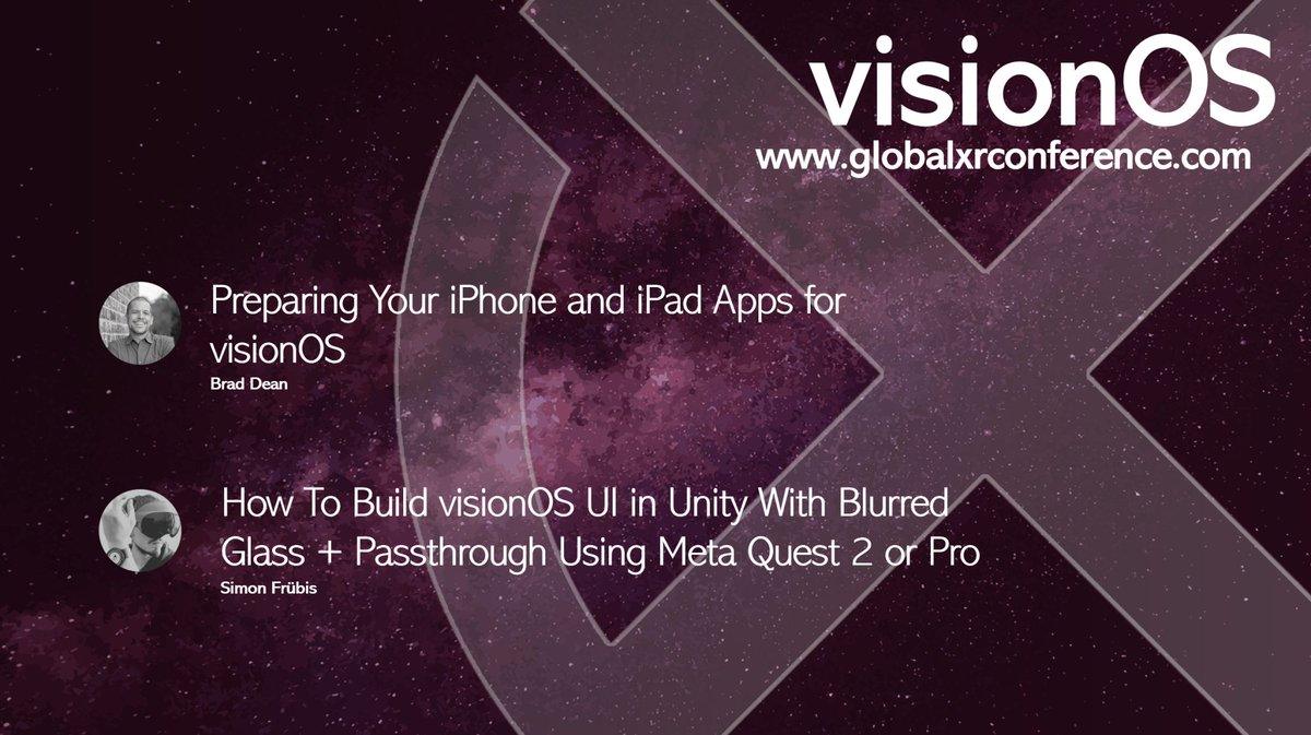 🚀 Join us TOMORROW for the #GlobalXRConference on Nov 2-3! Discover top #XR sessions and delve into #visionOS.  
Agenda 📷globalxrconference.com/agenda/, more info 📷globalxrconference.com/attendees/

#Apple #VR #MetaQuest #Unity3D #iPhone #iPad #AR📷 🌌