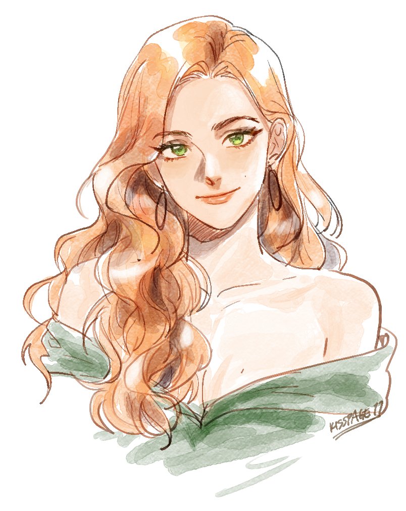 (oc sophie langley) watercolor