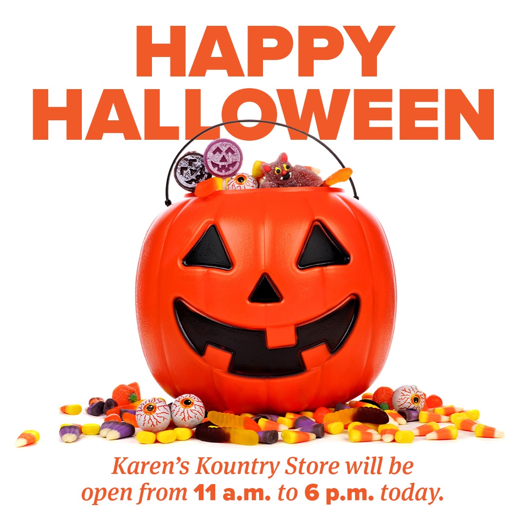 Happy Halloween! Looking for some extra treats? Try our latest ice cream creations at our Middletown farm store, open from 11 a.m. to 6 p.m. today.  

Please note, our downtown Frederick store is closed today.