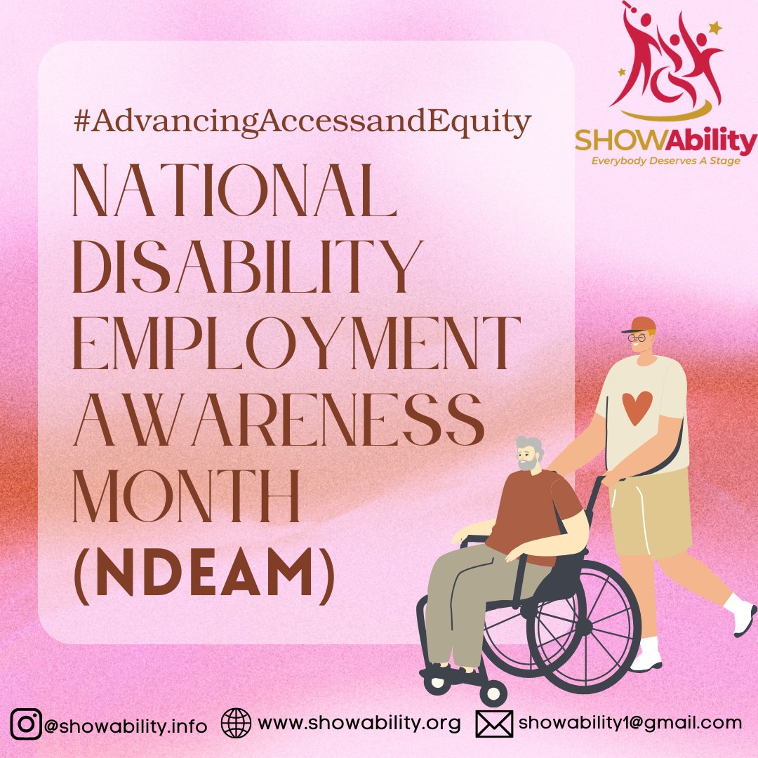 National Disability Employment Awareness Month: Building inclusive workplaces through diverse hiring, accommodations, and awareness promotes equity and access for all. #NDEAM2023
Read more here:
tinyurl.com/3cxs5pk2
 #AdvancingAccessandEquity #InclusivityintheWorkplace