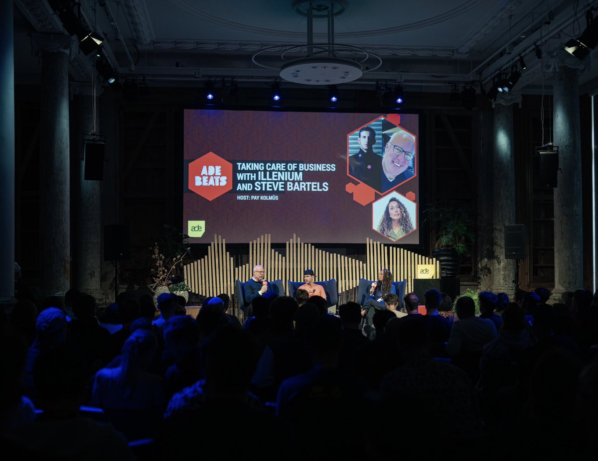 PayFresh's tweet image. This year’s edition of ADE Beats was epic again.  I had a great, inspiring conversation about globalizing your (music) business as an artist, w/ the great @ILLENIUM and industry mogul Steve Bartels.