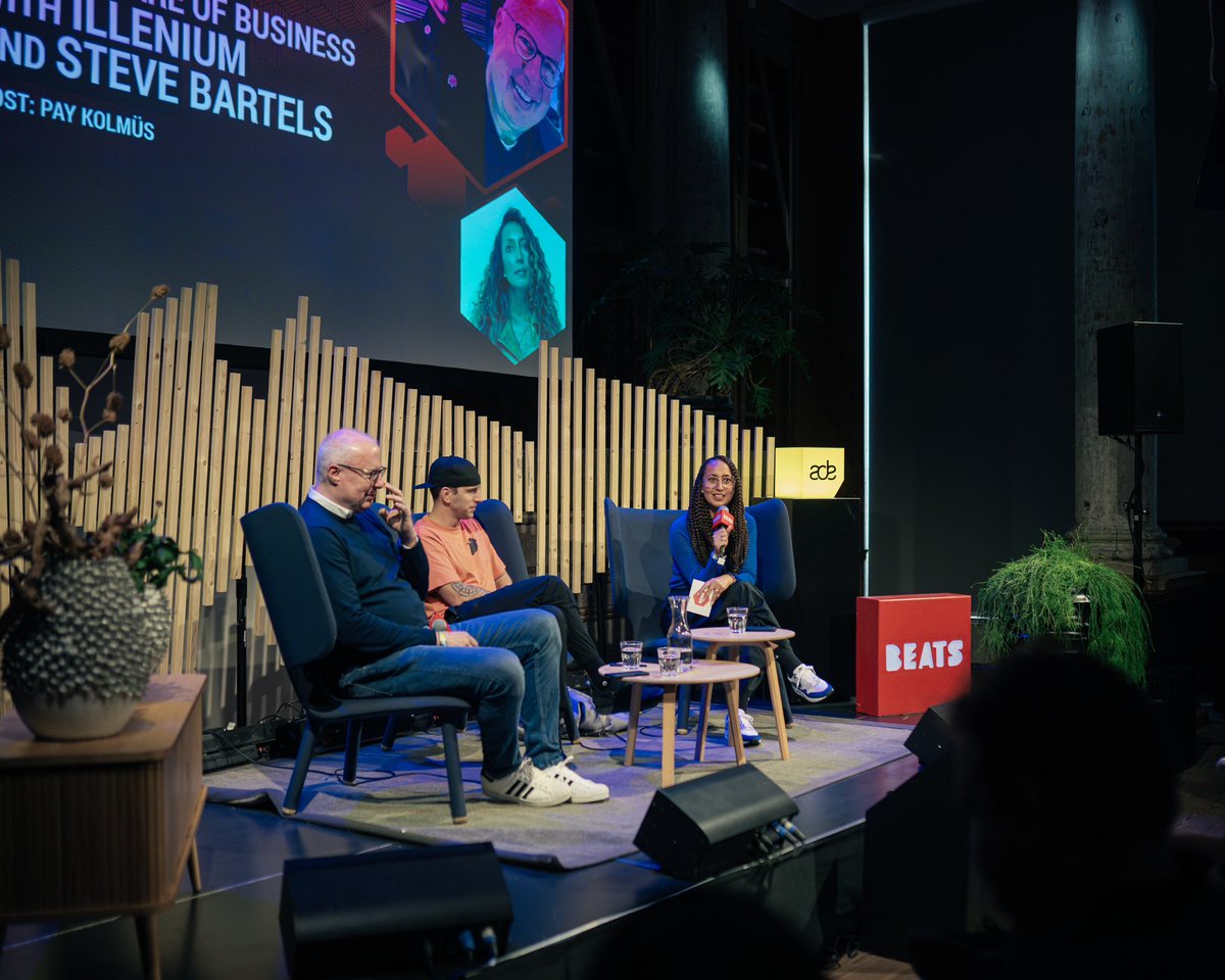 PayFresh's tweet image. This year’s edition of ADE Beats was epic again.  I had a great, inspiring conversation about globalizing your (music) business as an artist, w/ the great @ILLENIUM and industry mogul Steve Bartels.