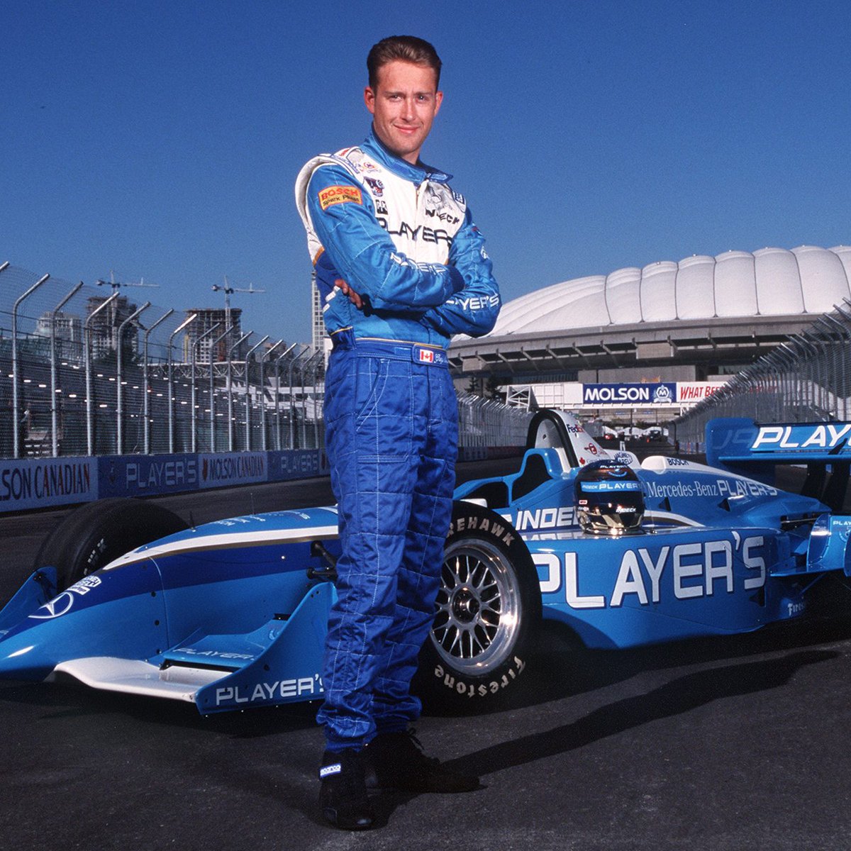 RWSimRacing's tweet image. Thinking of this guy today who lost his life back in 1999 and I still remember watching his horrible accident live on TV at the time.

The awesome Greg Moore.

#99 
#RedGlovesRules