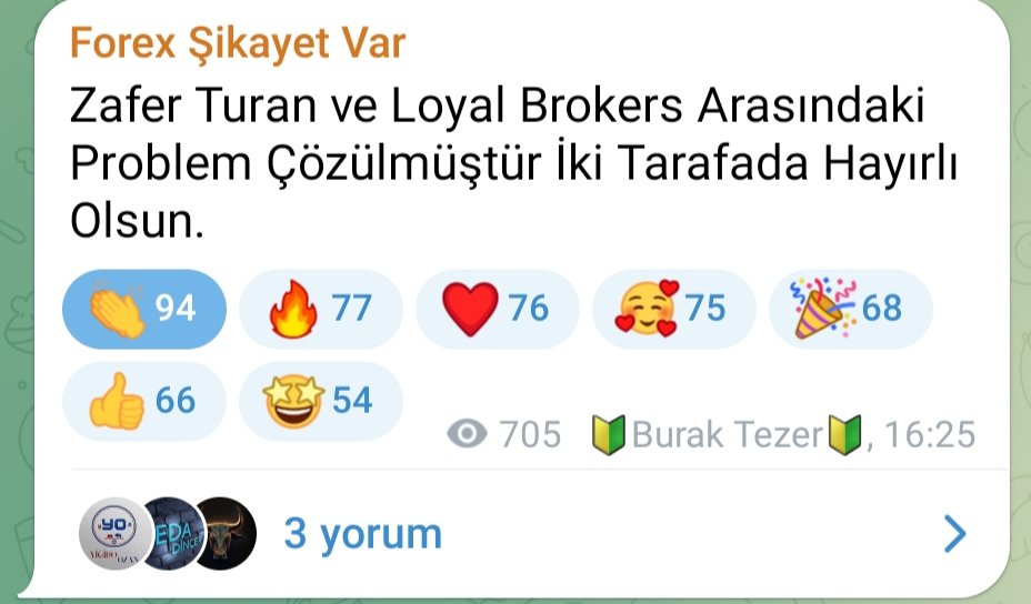 ✅ YENİ ÇÖZÜM ✅ 🔷FİRMA İSMİ: LOYAL BROKERS ✅ 🔷 ŞİKAYETÇİ: ZAFER TURAN✅ 🔷NOT : Yatırımcının mağduriyeti giderildi. Firmaya İyi niyetinden dolayı teşekkürler 🔷 #forex #forexşikayet #BORSA #SONDAKİKa #BTC       #binance      #Crypto