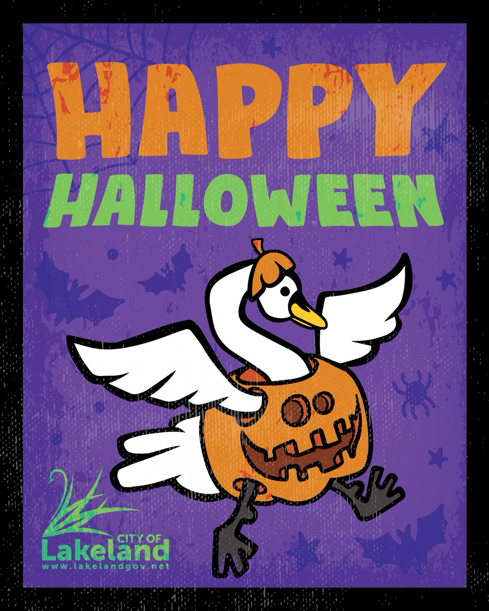 🎃👻 Happy Halloween, Lakelanders! Have a spooktacular time trick-or-treating, but remember to stay safe out there tonight! 🕷️🕸️ #HalloweenSafety #TrickOrTreat'