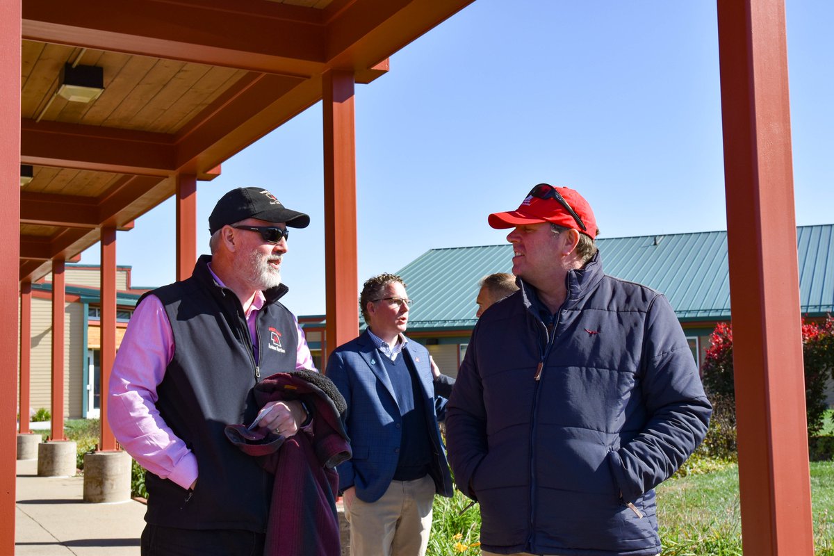 During a visit to ENREEC, UK Minister For Food, Farming and Fisheries <a href="/Mark_Spencer/">Sir Mark Spencer</a> discussed and explored commonalities, challenges and opportunities for potential partnerships to feed the world with <a href="/UNL_IANR/">Institute of Agriculture and Natural Resources</a>, <a href="/UNL_AgResearch/">UNL Ag Research</a> and <a href="/UNLExtension/">Nebraska Extension</a>.