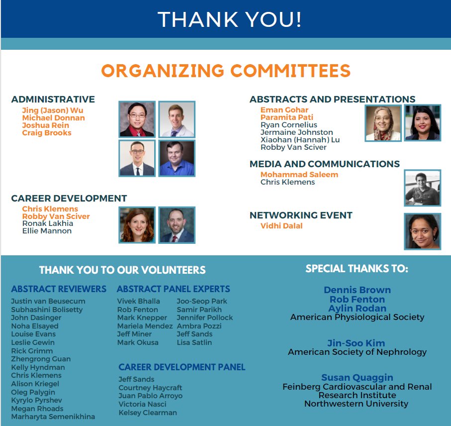 Thanks to all who attended and contributed to this year's fantastic Basic Research Forum! Be sure to follow @earlykidney! Also consider getting involved in the organizing committee for next year! It's a great way to build your network and contribute to renal research!