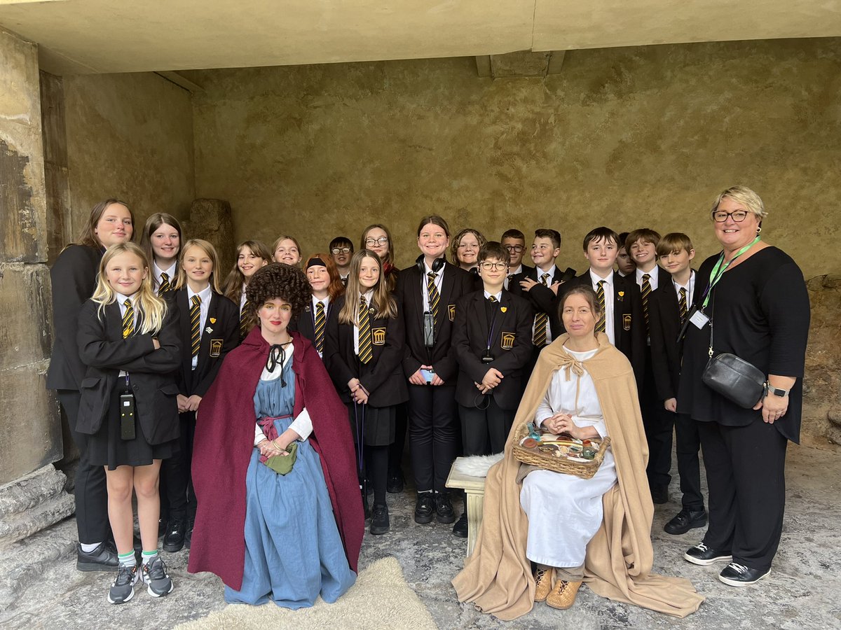 heles_excell's tweet photo. A great learning  day out at the Roman Baths ! Students translated tomb stones and alter inscriptions in a work shop hosted by the learning centre and also got to hold real artefacts from the baths !@HelesSchool https://t.co/PHI0u0veme