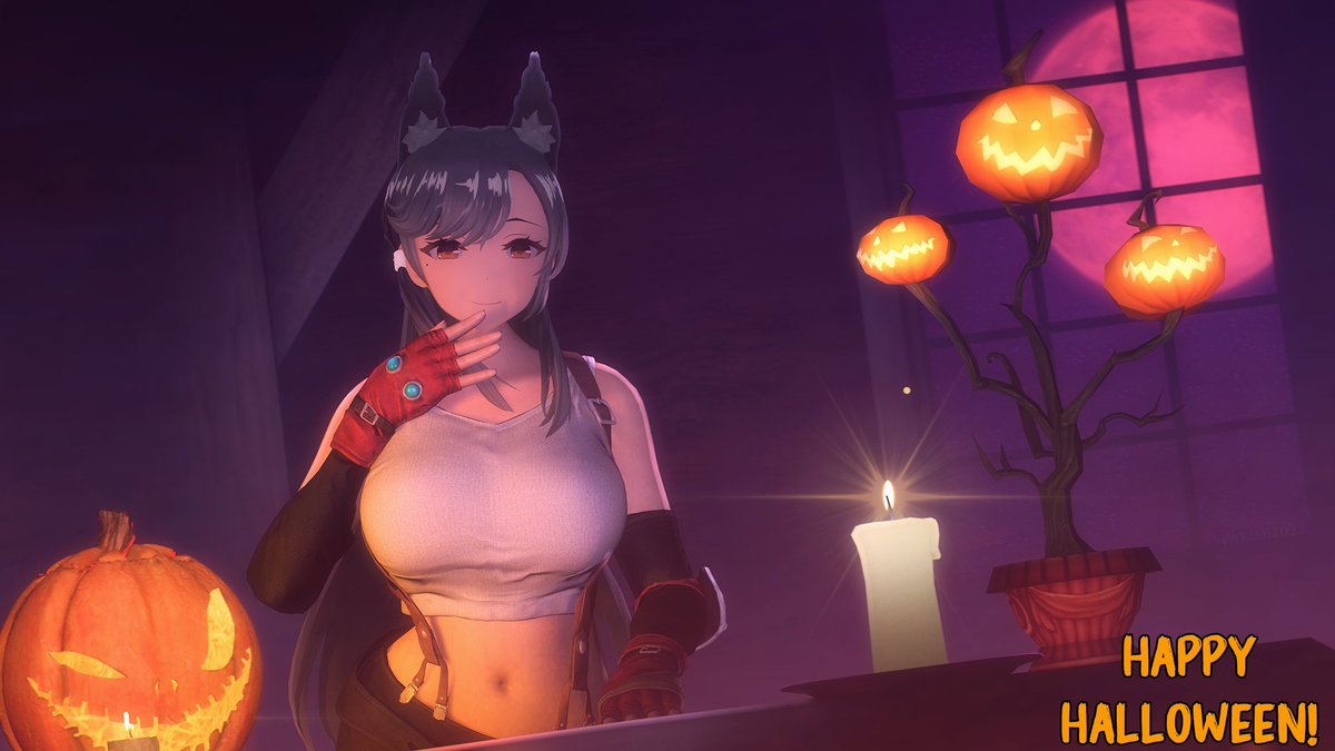 Kekkospoika's tweet photo. Happy Halloween! 
Have some Tifatago!

#atago #Atagoazurlane #AzurLane #SFM #SourceFilmmaker #TifaLockhart #Tifa_Lockhart #FinalFantasy #愛宕 #アズールレーン #Halloween #Halloween2023 #ファイナルファンタジー7 #ハロウィン https://t.co/HschkQToOV