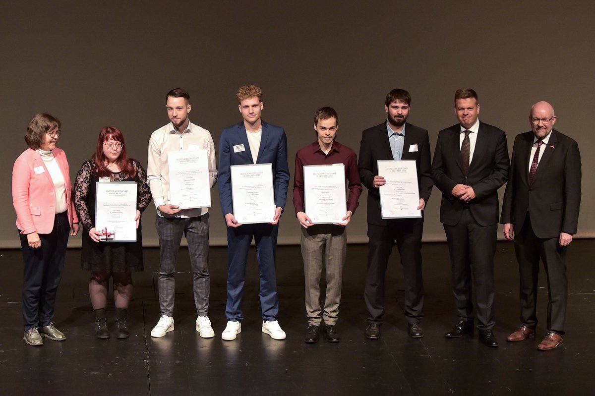 Deutsche Meisterschaft im #Handwerk: Sieben erste Landessieger*innen kommen aus dem Kammerbezirk #Dortmund. Wir sind stolz! 
Mehr Infos: hwk-do.de/dmh-2023 
Foto: © WHKT/RG