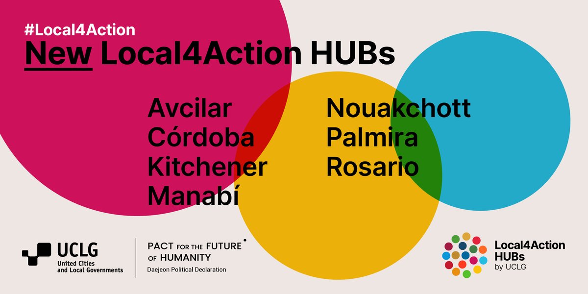 Este #UrbanOctober nos ha encantado compartir los impactos de nuestros #Local4Action HUBS En el #WorldCitiesDay celebramos la diversidad de los #LocalGov que están a la vanguardia de la localización de los ODS, co-creando territorios inclusivos, solidarios y sostenibles💜🌿