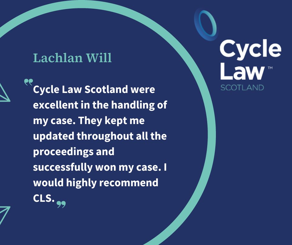 law_cycle's tweet image. Thanks to Lachlan for his comments. #Communicating and updating clients on a regular basis is normal practice during the claims process.

#lawyer #legal #solicitor #cyclelawyer #cyclescotland  #personalinjury #personalinjuryclaim #compensation #damages #Weridetoo