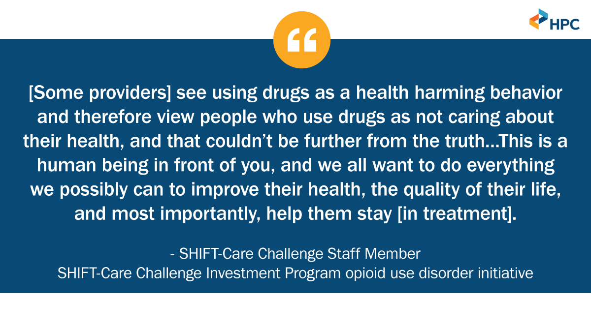 Mass_HPC's tweet image. Effectively treating #OpioidUseDisorder requires innovation in stigma reduction, emergency department treatment, and timely follow-up care to support ongoing engagement and retention in treatment.