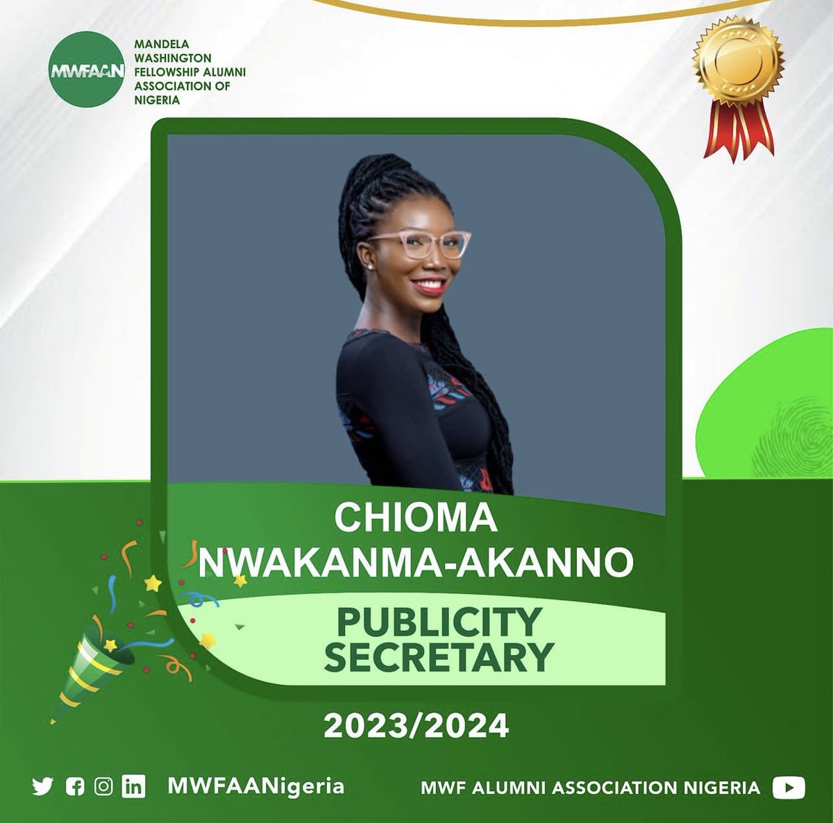 And so the journey begins 🎉
Week 2 of 52. 
Serving the most powerful organization of influential youth in Nigeria, Africa.

Thank you @USinNigeria @IREXintl and @WashFellowship for this platform.

Yours in Service
Madam Publicity Secretary
@MWFAANigeria 
2023/2024
#MandelaFellow