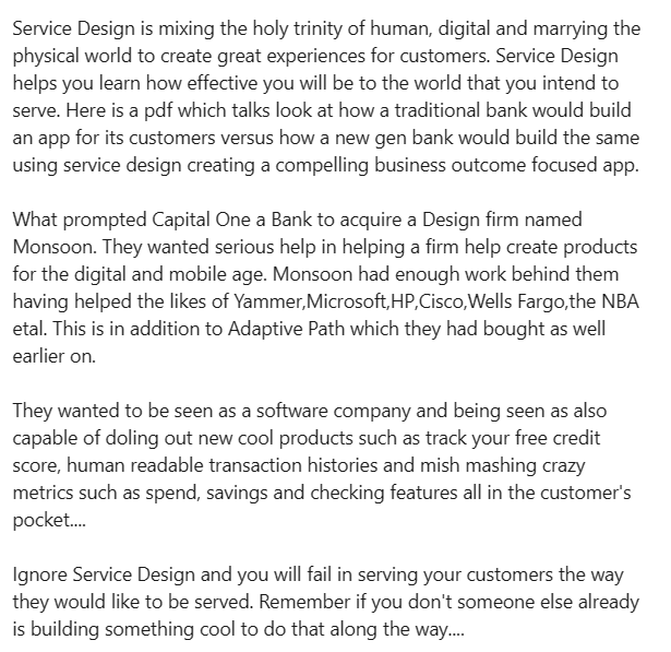 eturnti's tweet image. What is Service Design?

#servicedesign #technologyleaders #servicestrategy