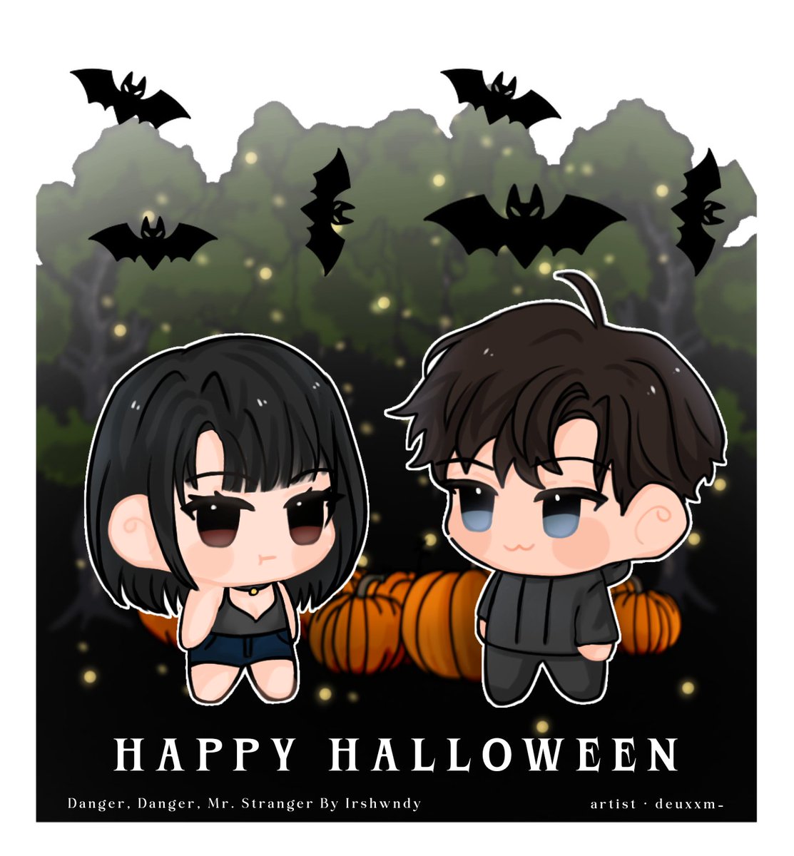 deuxxm_'s tweet photo. Halloween Chibi Artwork of FeuTiel 💗🎃

#ddms #Halloween https://t.co/6PwhemJHm6
