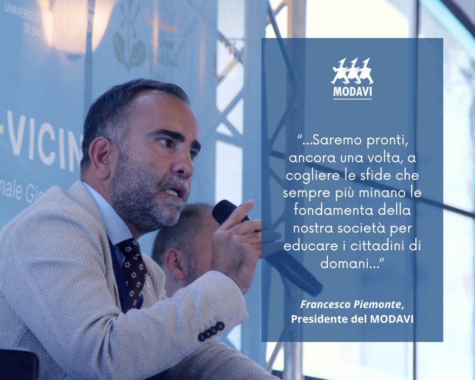 📣 #TerzoSettore Il #MODAVI ha un nuovo presidente! E’ stato eletto oggi, 31 ottobre 2023, per acclamazione, il nuovo #Presidente di Modavi: Francesco Piemonte. 

Un ringraziamento speciale al presidente uscente <a href="/PierMarioPozzi/">Mario Pozzi</a> è un caloroso in bocca al lupo al nuovo!

#volontari